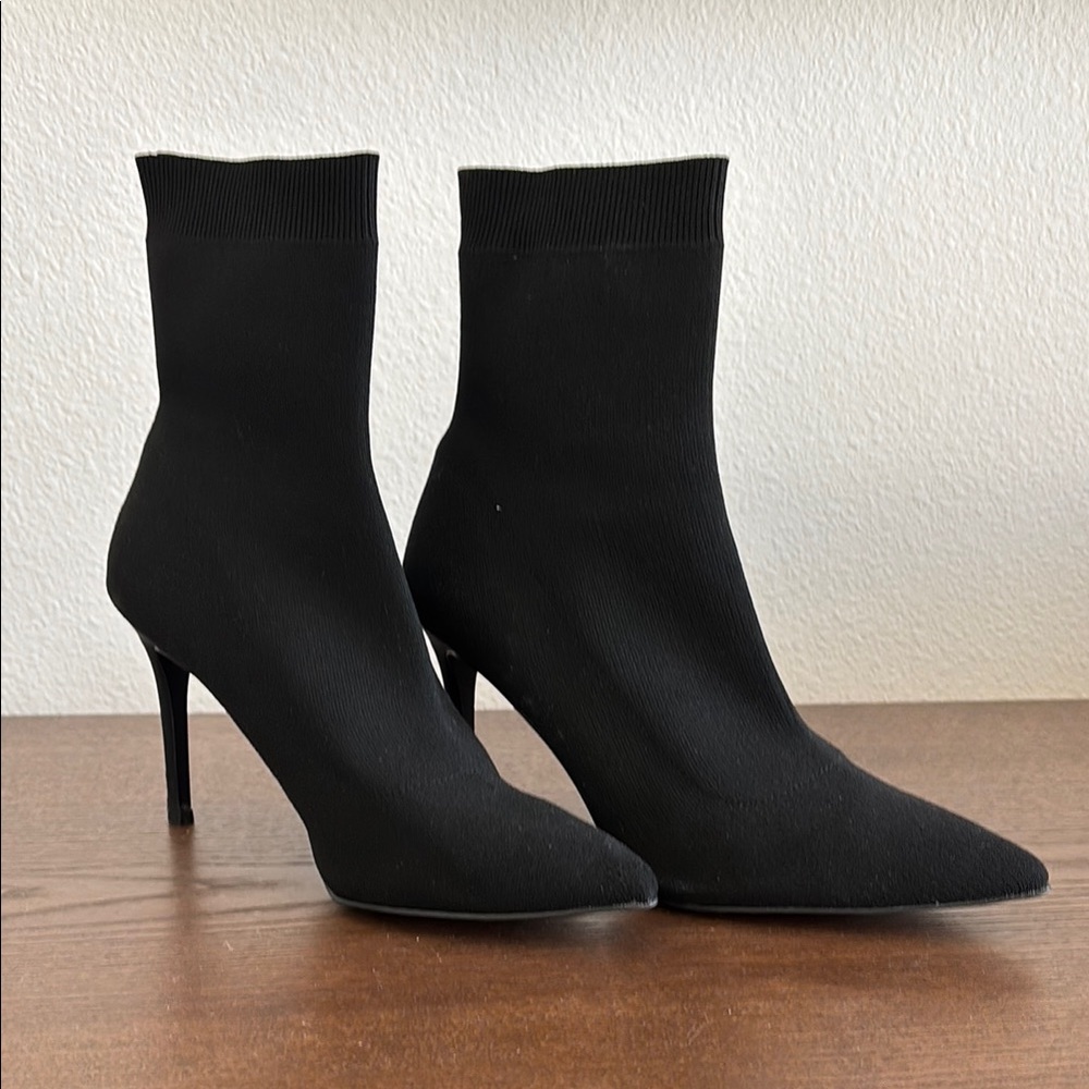 Steve Madden Black Heeled Ankle Boots